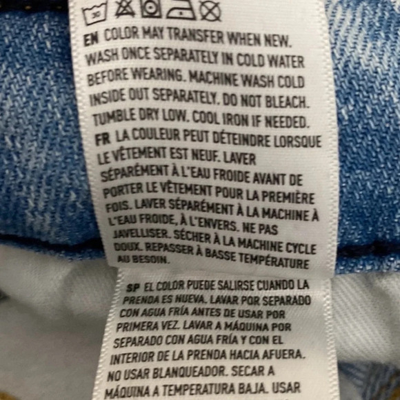 American Eagle Jeans Men 28x30 Light Wash Airflex Temp Tech Denim Stained Grunge - Picture 9 of 16